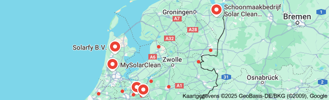zonnepanelen schoonmaken bedrijf