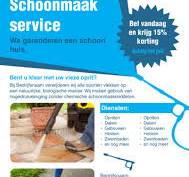 flyer schoonmaakbedrijf